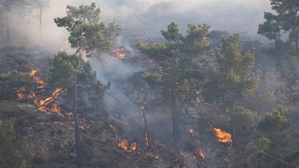 حرائق فى جزيرة رودس