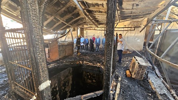 حريق وزارة الأوقاف