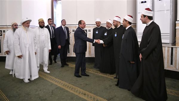 الرئيس السيسي وأئمة