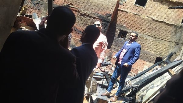 حريق ورشة دمياط