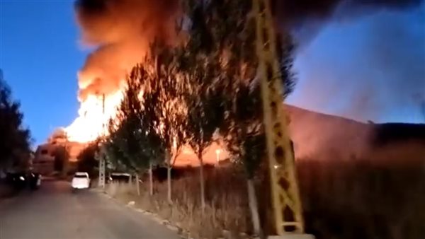 لقطة من الانفجار