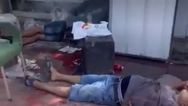 لقطة من الحادث -