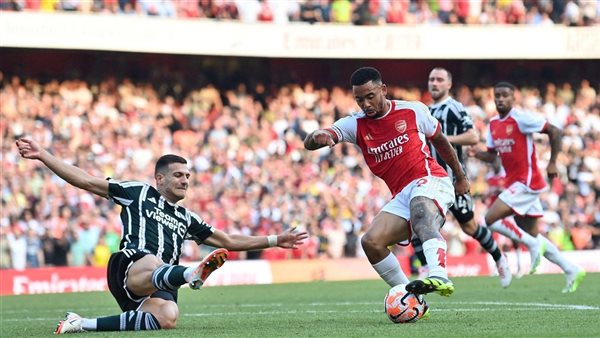 جانب من المباراة