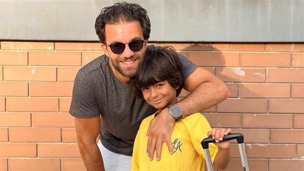 شريف رمزي وابنه