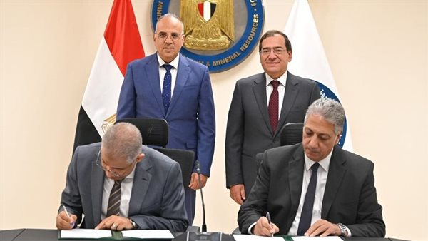 وزيرا الري والبترول