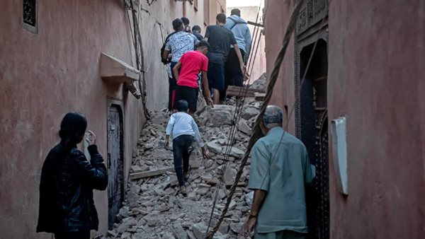 من أثار زلزال المغرب