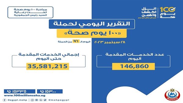 حملة «100 يوم صحة» 