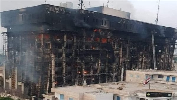 حريق مديرية أمن الإسماعيلية