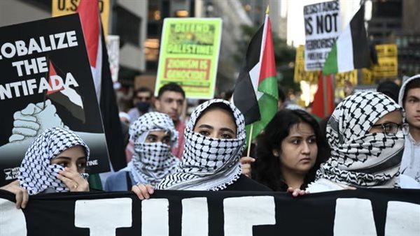 احتجاجات فى نيويورك