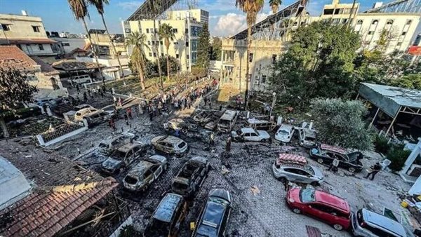 أثار قصف مستشفى المعمداني