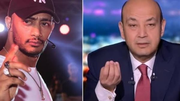 عمرو أديب ومحمد رمضان