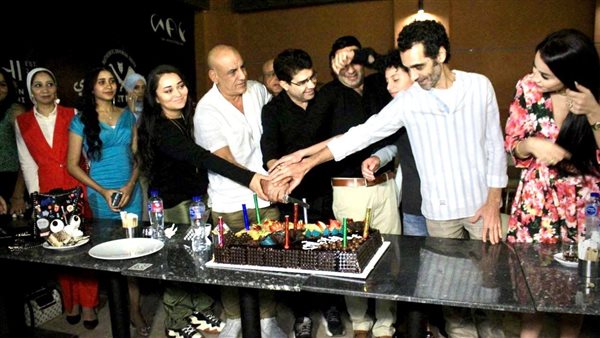 احتفال أبطال مسلسل