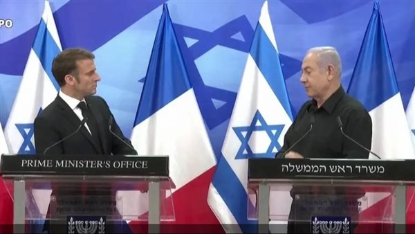 ماكرون - نتنياهو