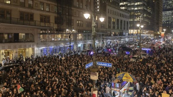 احتجاجات فى نيويورك