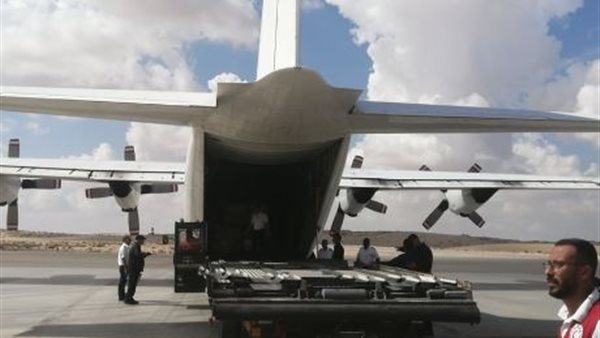 طائرة مساعدات اليونيسيف