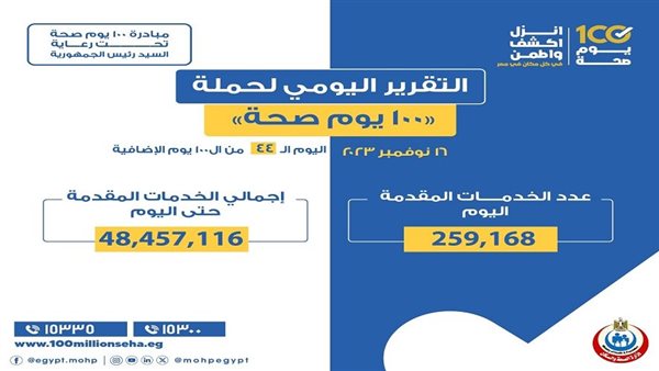 حملة «100 يوم صحة» 