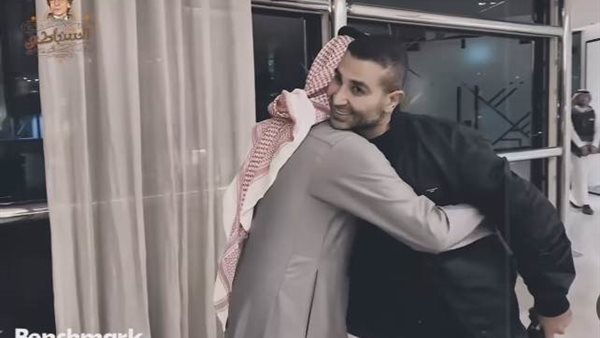 وصول أحمد سعد للرياض