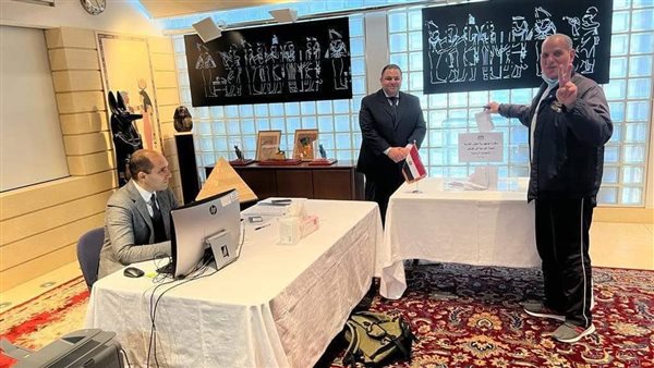 صورة من تصويت المصريين