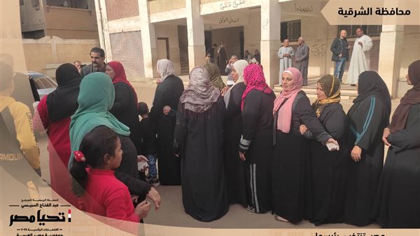 توافد الناخبين في