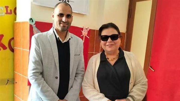 ماجدة زكي تدلي بصوتها