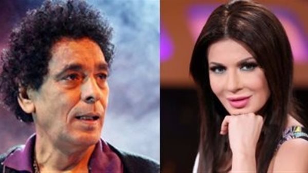 نجلاء بدر ومحمد منير