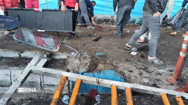 انفجار قرب مرقد قاسم