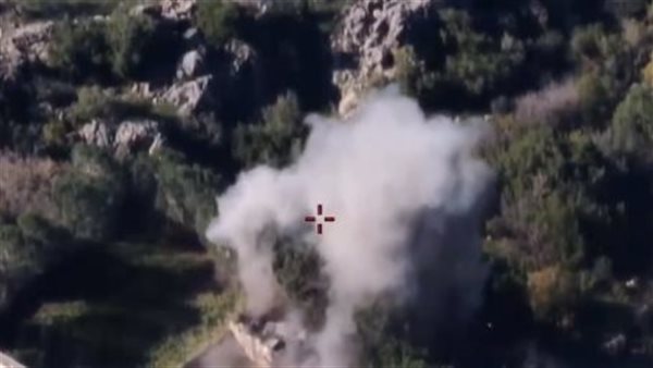 لحظة استهداف الجيش