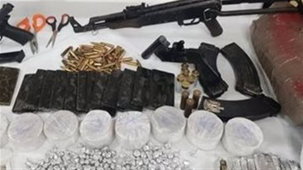 الأسلحة التي ضبطتها