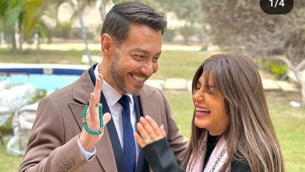 منة فضالي وأحمد زاهر