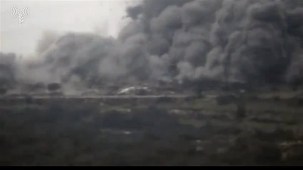 لحظة استهداف الجيش