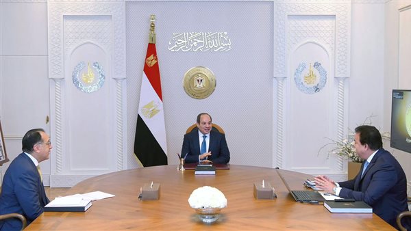 الرئيس السيسي ووزير