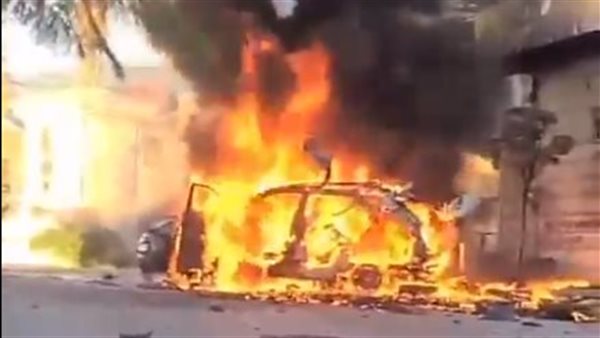 لحظة الهجوم على القيادي