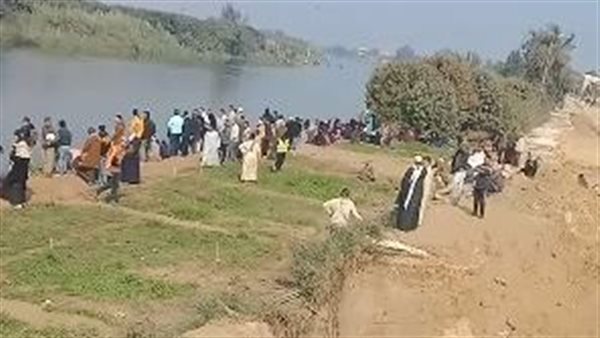 غرق معدية منشأة القناطر