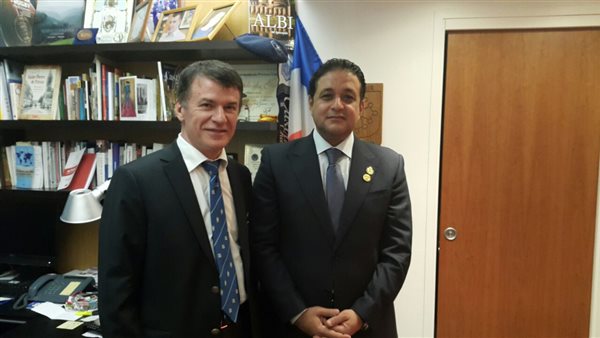 علاء عابد يلتقى رئيس