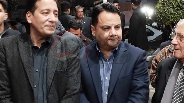 نجل حلمي بكر في عزاء