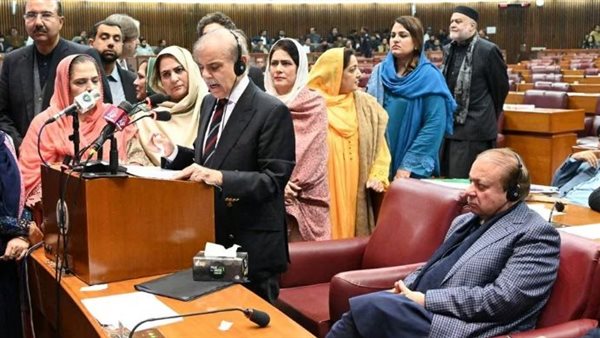 لحظة تأدية شهباز