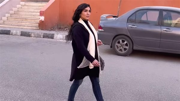 روجينا في تصوير مسلسل