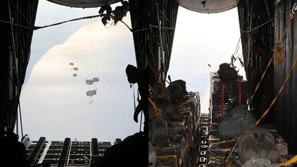 مصر تواصل إسقاط المساعدات