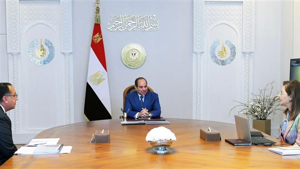 السيسي خلال الاجتماع