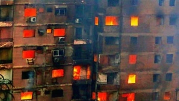 حريق استوديو الأهرام