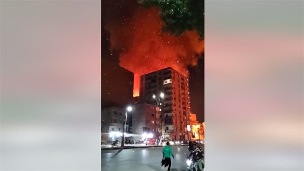 حريق هائل يلتهم استوديو الأهرام بالجيزة