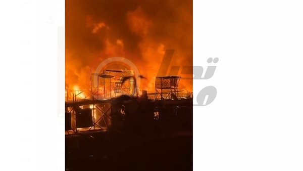 حريق استوديو الاهرام