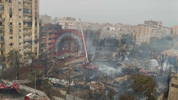 حريق ستديو الأهرام