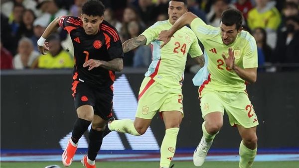مباراة إسبانيا وكولومبيا