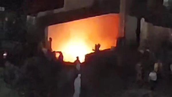 حريق عقار مدينة نصر