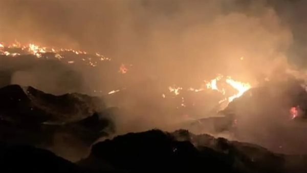 حريق مزرعة الاسماعيلية