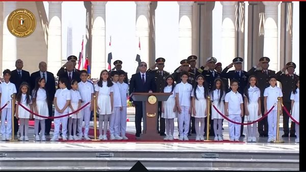 الرئيس السيسي بساحة