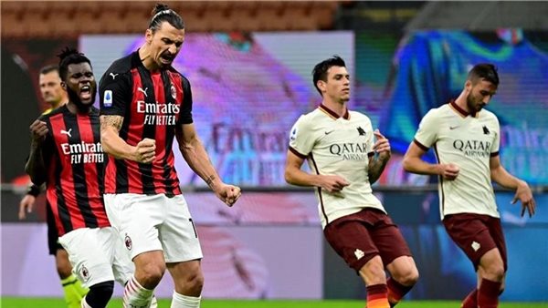 مباراة ميلان وروما