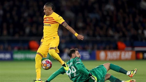 مباراة برشلونة وباريس