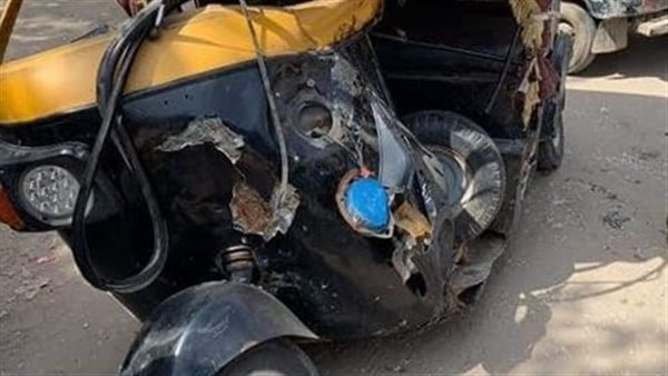 حادث توك توك بـ الفيوم